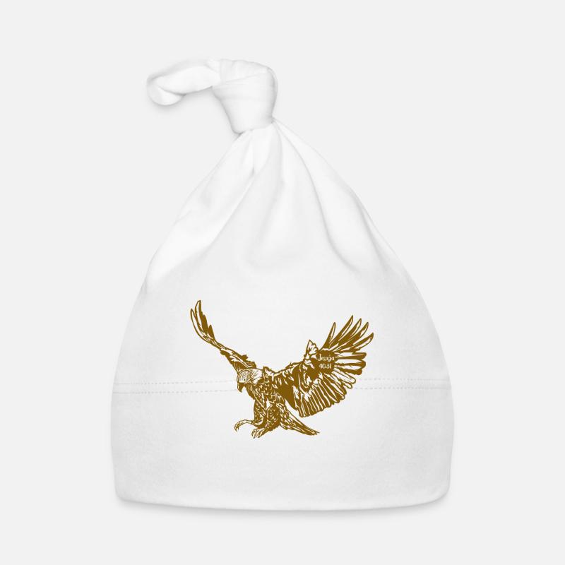Isaiah 40.31 eagle Organic Baby Cap
