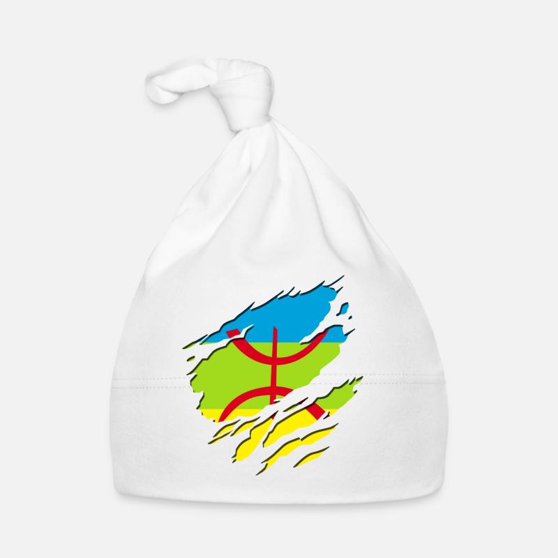 Amazigh flag (Amazigh inside) Bonnet bio Bébé