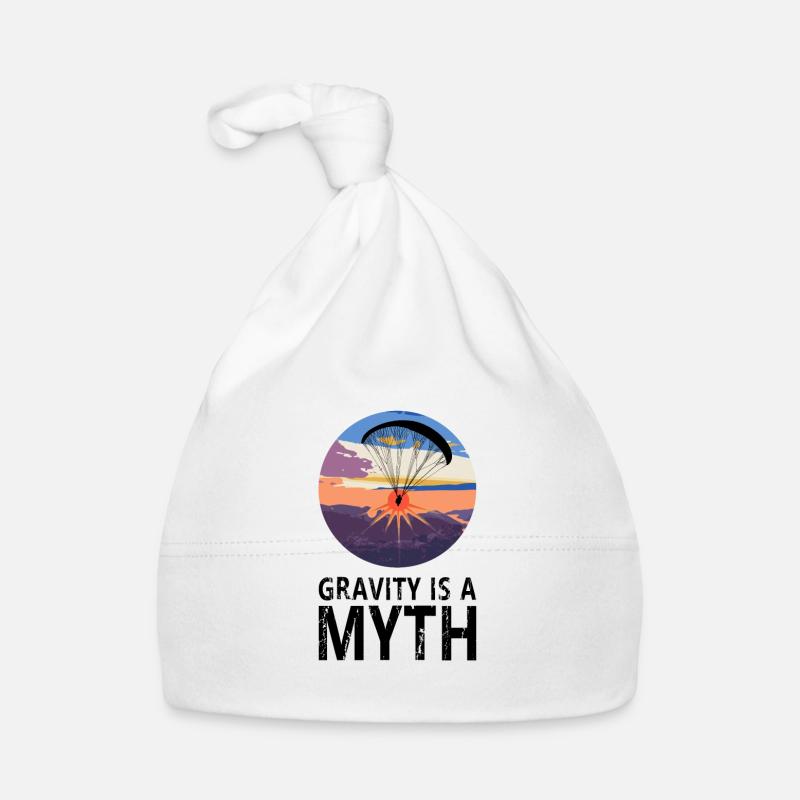 Gravity is a Myth - Gravitation ist ein Mythos Baby Bio-Mütze