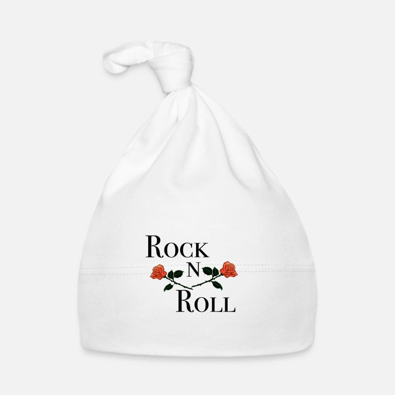 Roses de musique rock n roll Bonnet bio Bébé