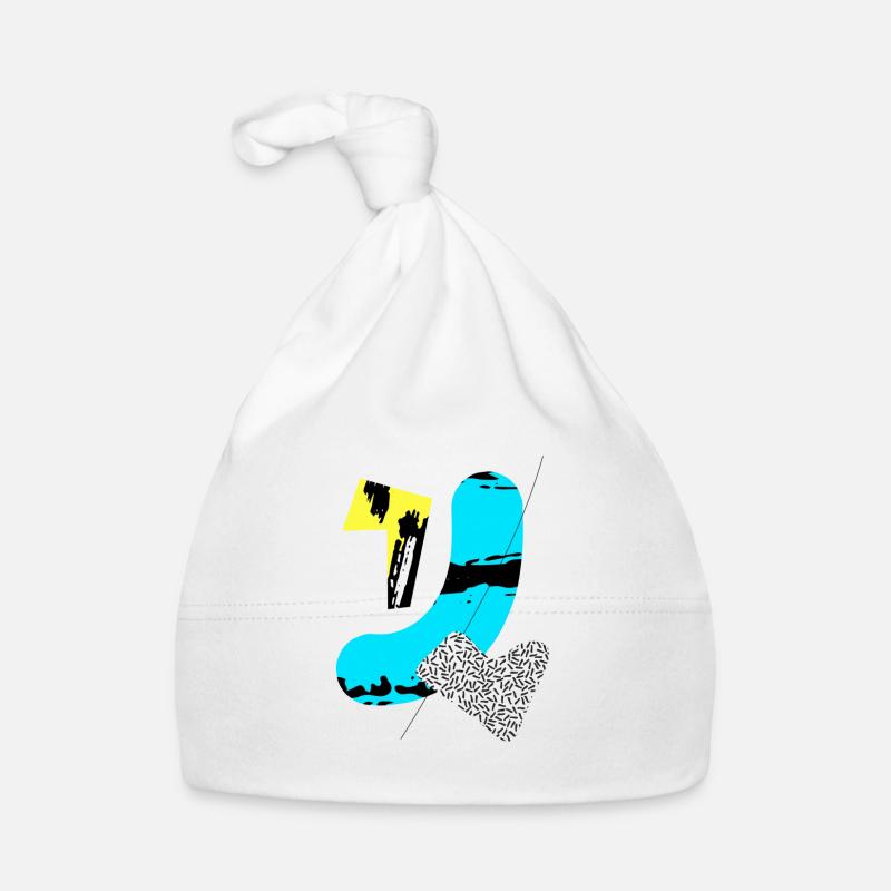 Abstract geometric shapes & shapes Organic Baby Cap