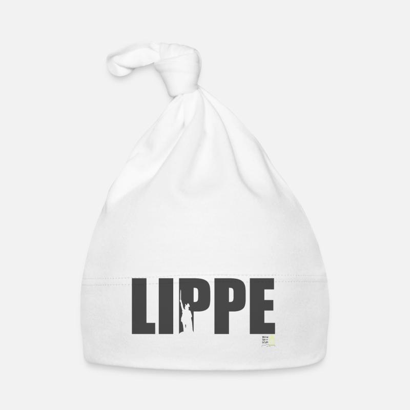 Lippe lettering circle Lippe Hermannsdenkmal Organic Baby Cap