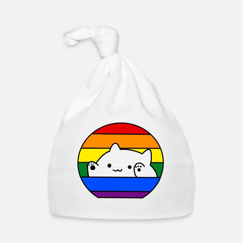 Pride Bongo Cat Bonnet bio Bébé