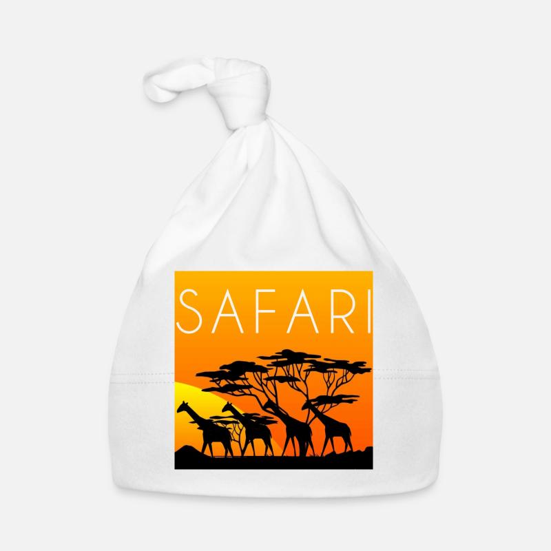 safari mit giraffen,safari,giraffen Baby Bio-Mütze