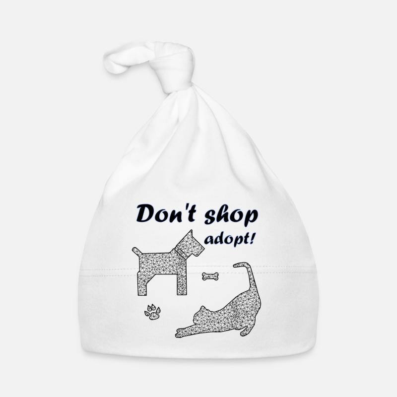 Don't shop - adopt! Baby Bio-Mütze