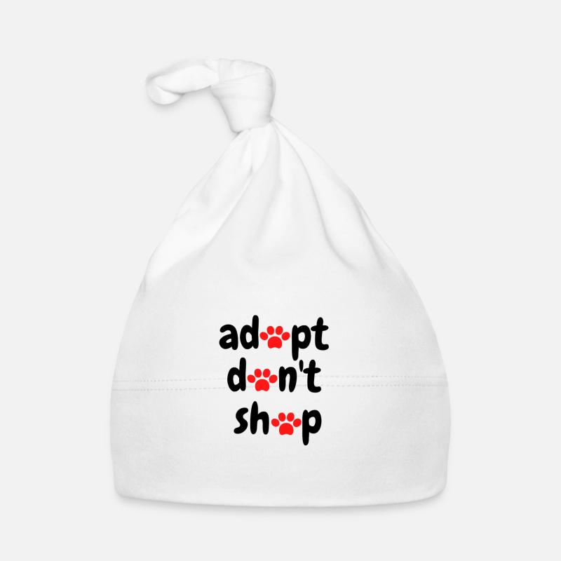 adopt don't shop Baby Bio-Mütze