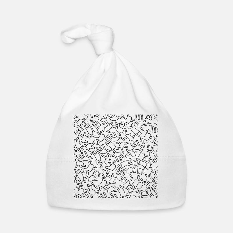Street Art KH Figures Black Organic Baby Cap