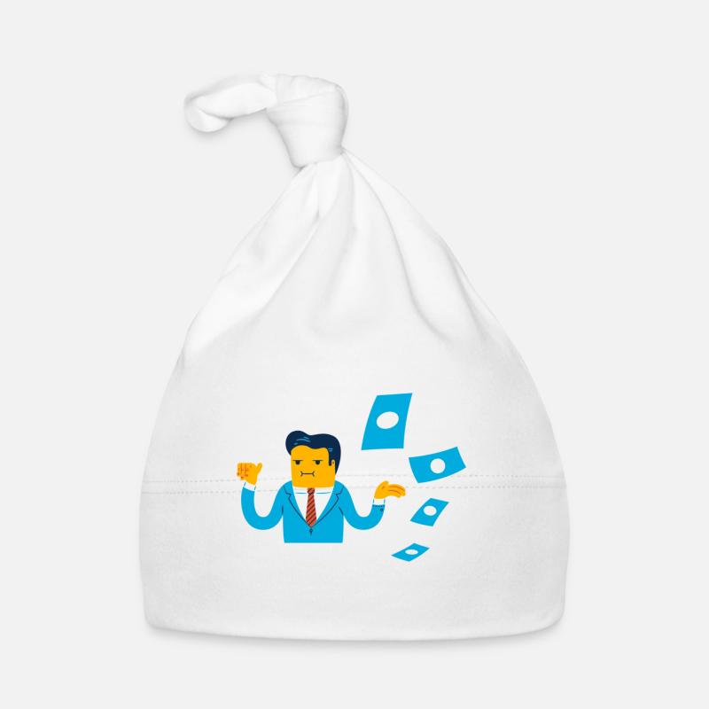 Flame - Finance - Baby Bio-Mütze - Weiß