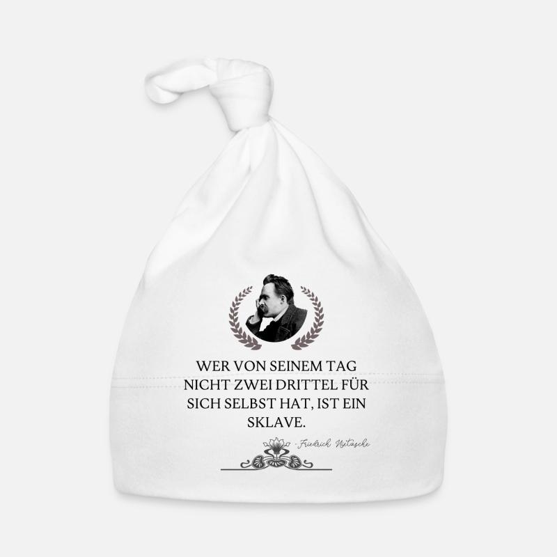 Nietzsche Zitat Baby Bio-Mütze