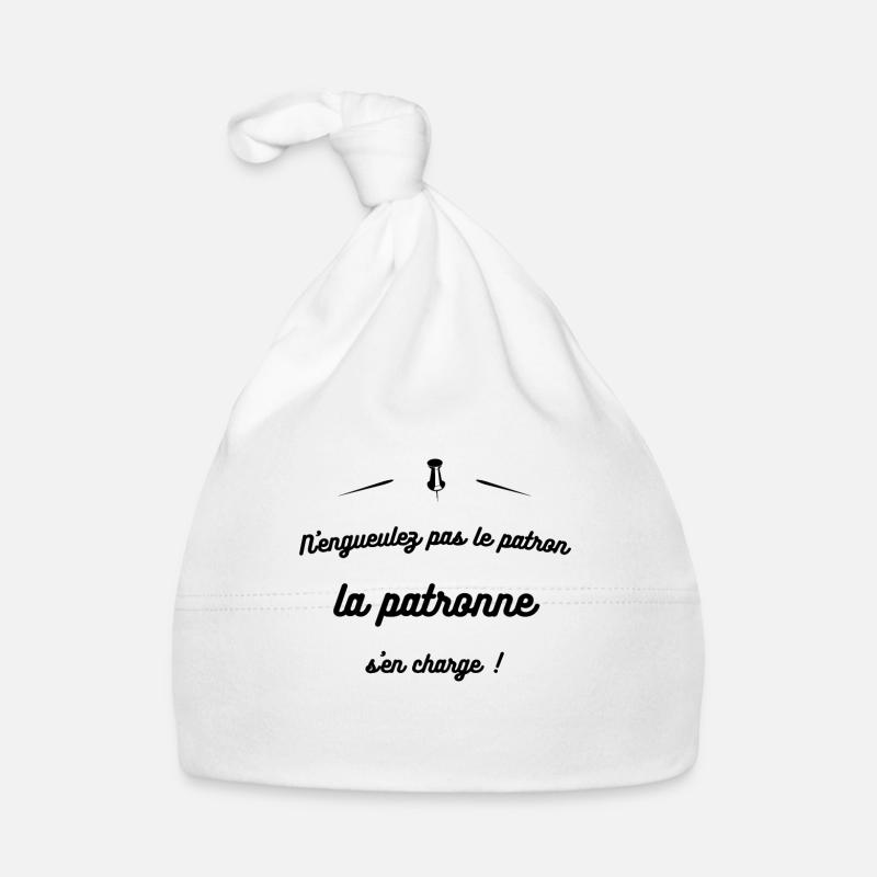 LA PATRONNE S'EN CHARGE Bonnet bio Bébé