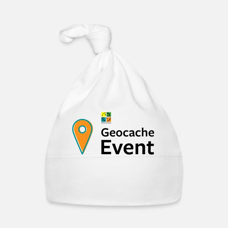 Geocaching Event Geocacher Geocacherin Geocache - Bonnet bio Bébé - blanc