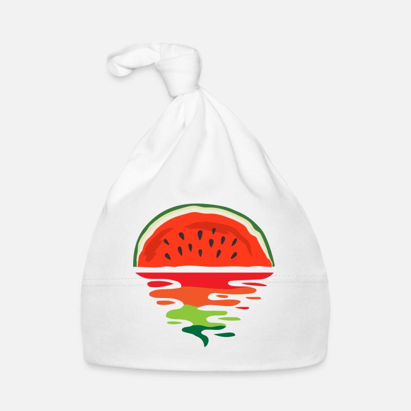 Sunset Melon Organic Baby Cap