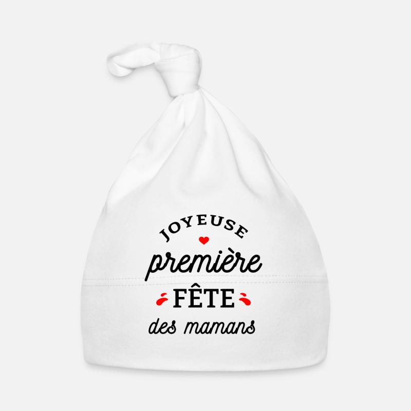 JOYEUSE PREMIÈRE FÊTE DES MAMANS Bonnet bio Bébé