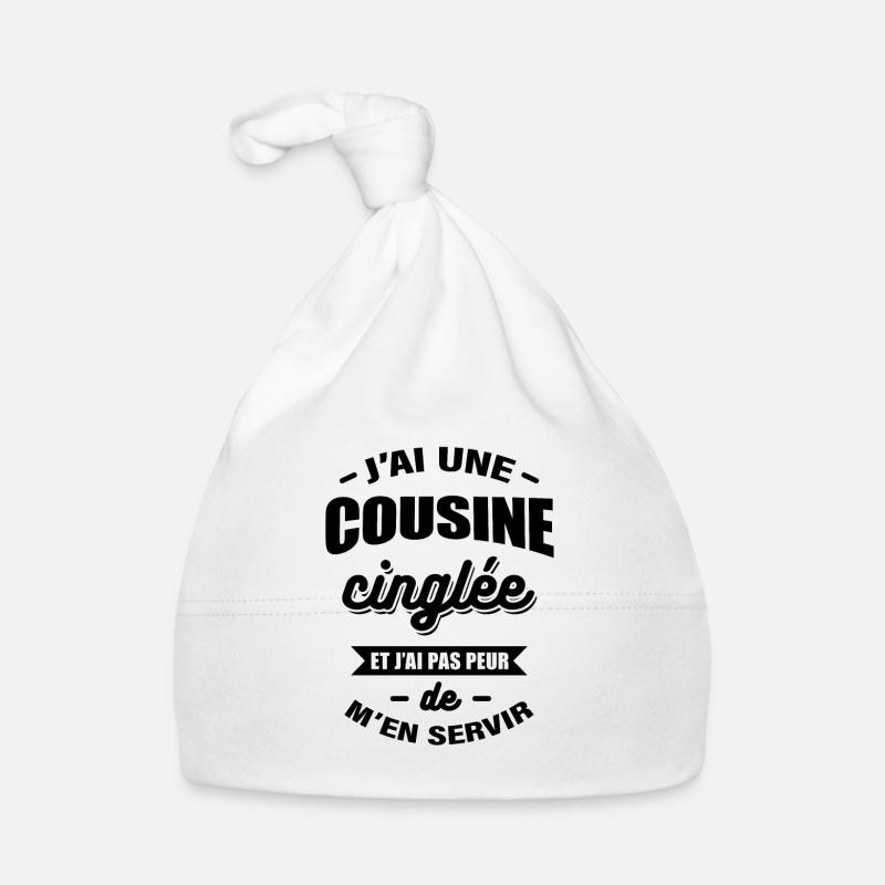 J'AI UNE COUSINE CINGLÉE Bonnet bio Bébé