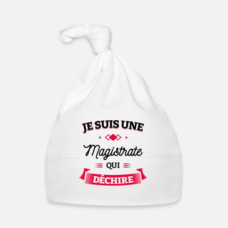 MAGISTRATE QUI DÉCHIRE Bonnet bio Bébé