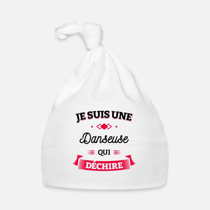 DANSEUSE QUI DÉCHIRE Bonnet bio Bébé