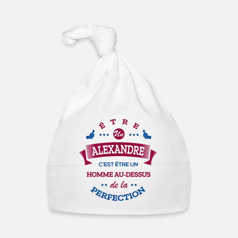 ALEXANDRE PARFAIT - NOM ALEXANDRE Bonnet bio Bébé