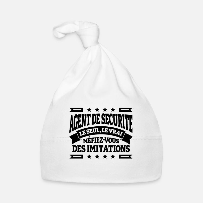 AGENT DE SECURITE LE SEUL LE VRAI Bonnet bio Bébé