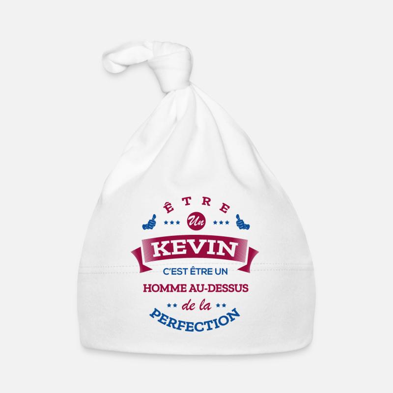 KEVIN PARFAIT - NOM KEVIN Bonnet bio Bébé