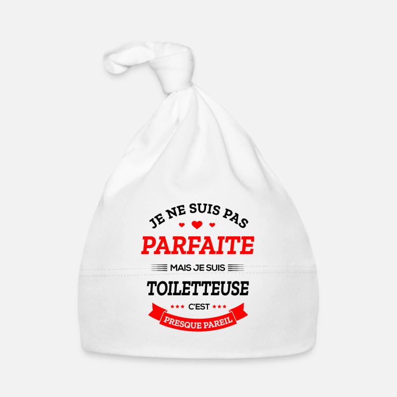 TOILETTEUSE PARFAITE Bonnet bio Bébé
