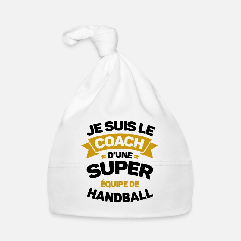 COACH D'UNE SUPER ÉQUIPE DE HANDBALL Bonnet bio Bébé