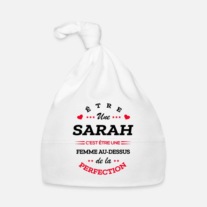 SARAH PARFAITE - NOM SARAH Bonnet bio Bébé