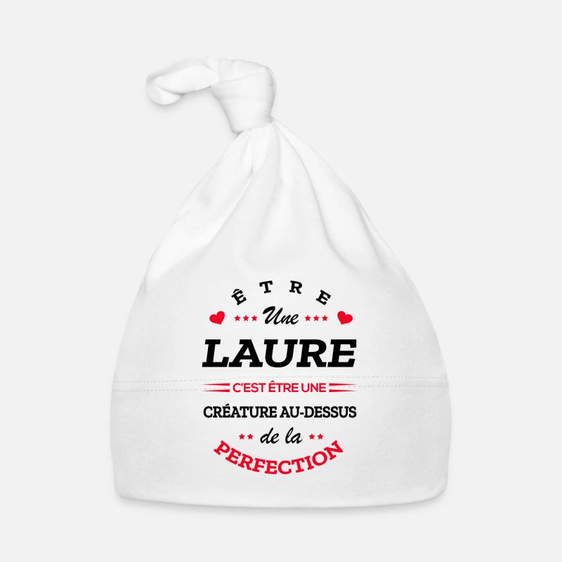 LAURE PARFAITE - NOM LAURE Bonnet bio Bébé