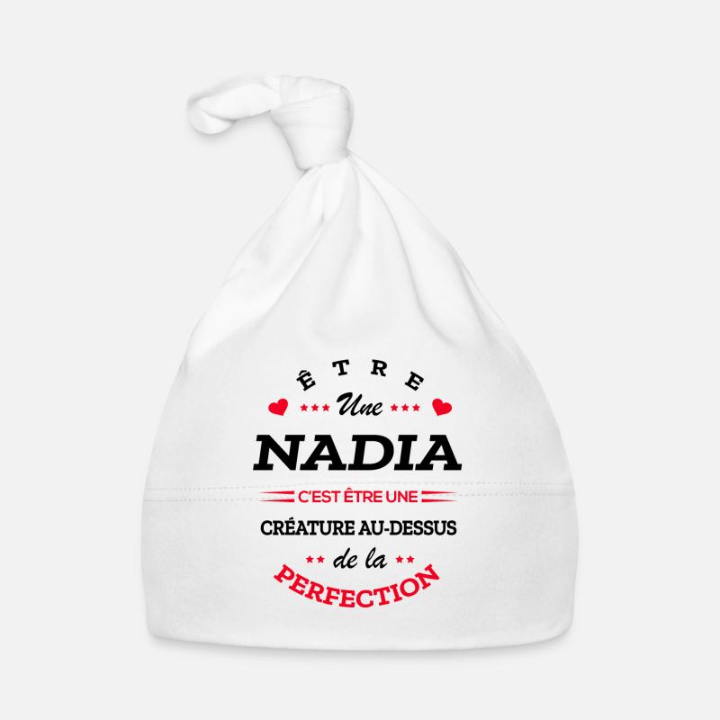 NADIA PARFAITE - NOM NADIA Bonnet bio Bébé