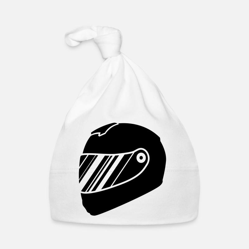 Racer helm racing Organic Baby Cap