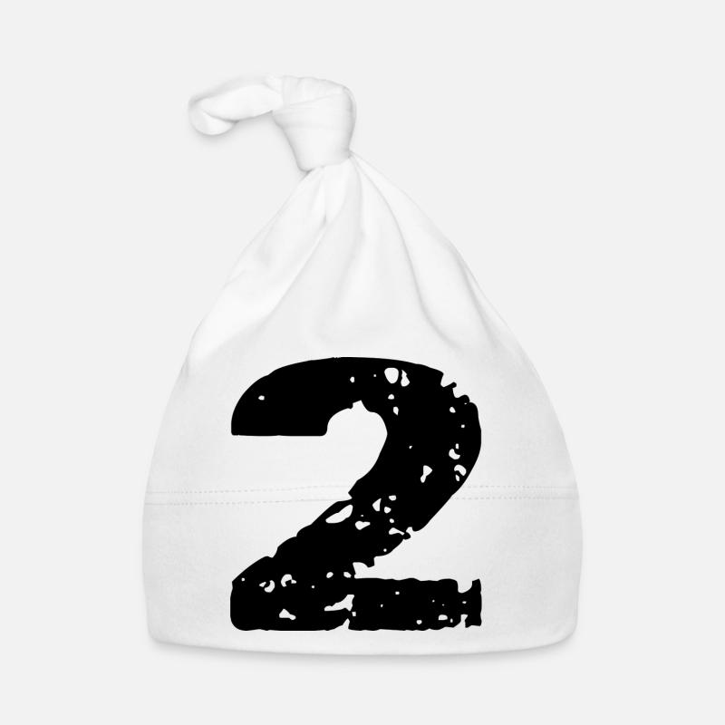 2 Number jersey Organic Baby Cap