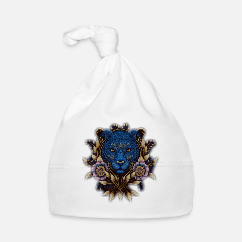 Pepe the Panter - Organic Baby Cap - white