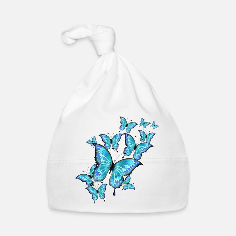 Papillons Bonnet bio Bébé