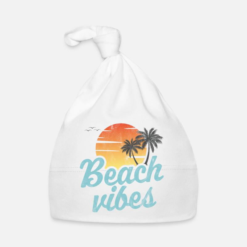 Beach Vibes Organic Baby Cap