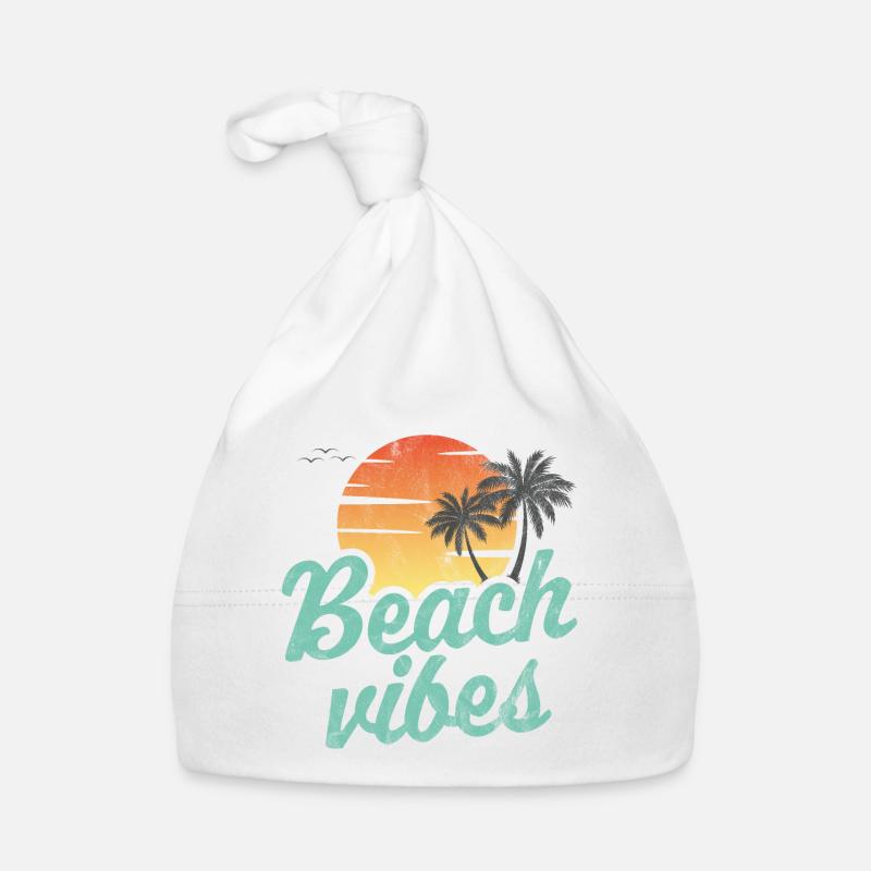 Beach Vibes Organic Baby Cap