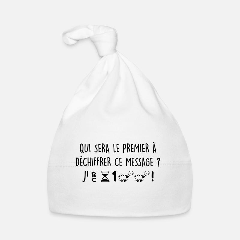 Annoncer Grossesse Enceinte Bébé Original Maman Bonnet bio Bébé