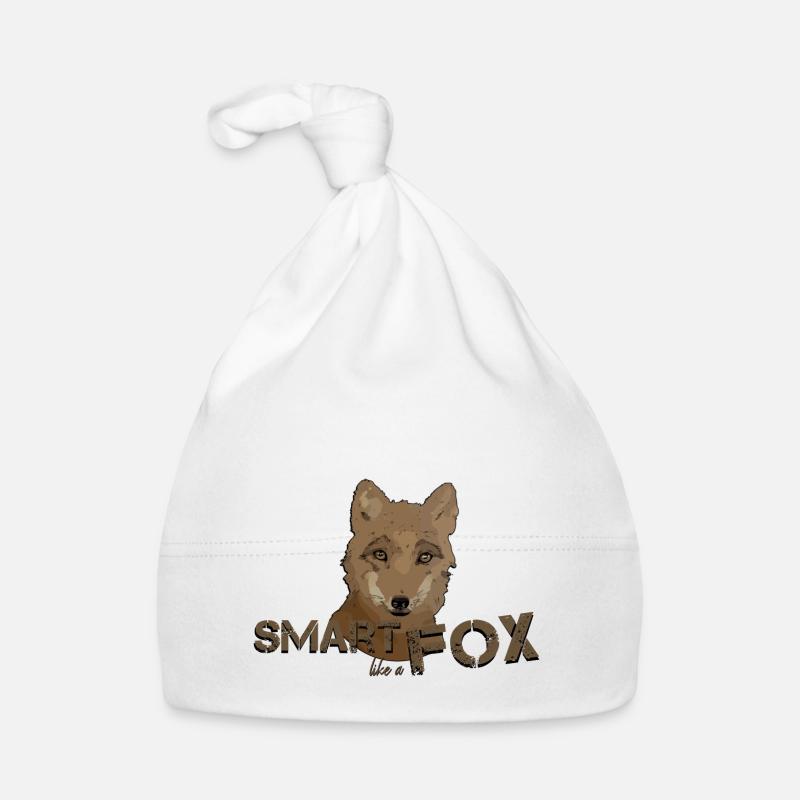 Fox smart fox smart comme un renard Bonnet bio Bébé
