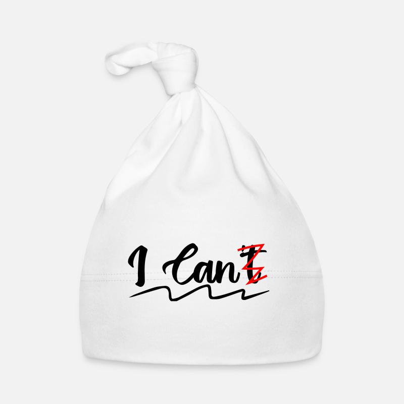 i can't | i can Bonnet bio Bébé