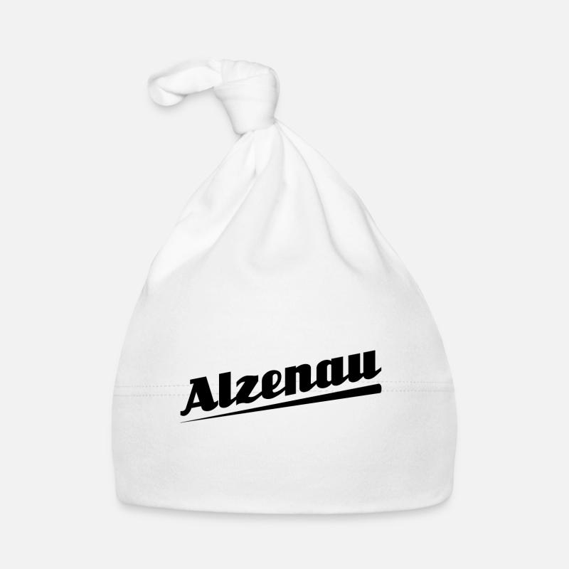 Alzenau - Textdesign mit Stadtnamen Baby Bio-Mütze