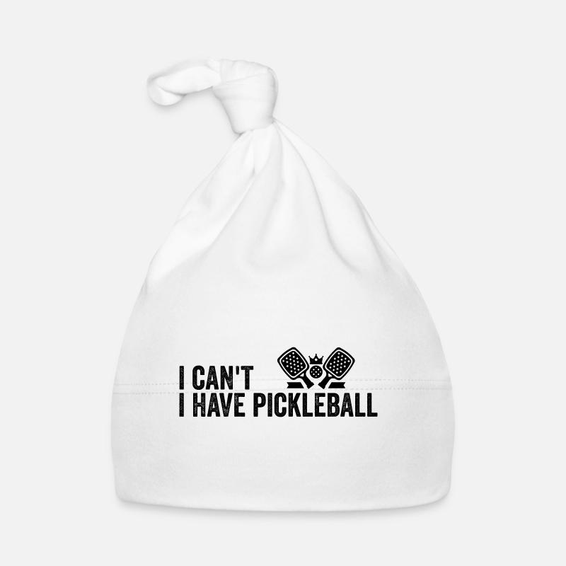 I Can't I Have Pickleball Bonnet bio Bébé
