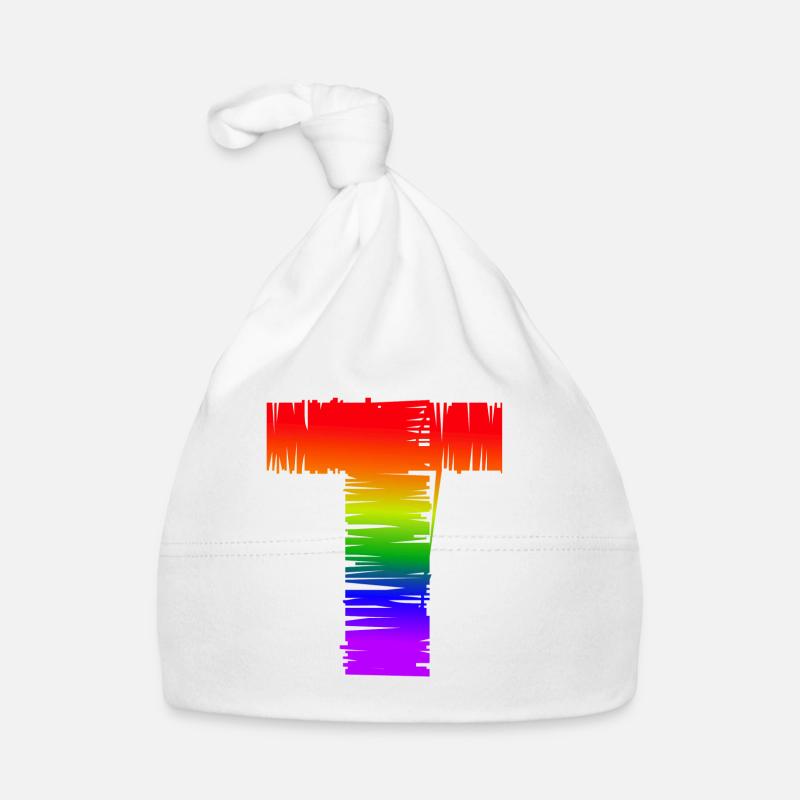 Regenbogen-T Baby Bio-Mütze
