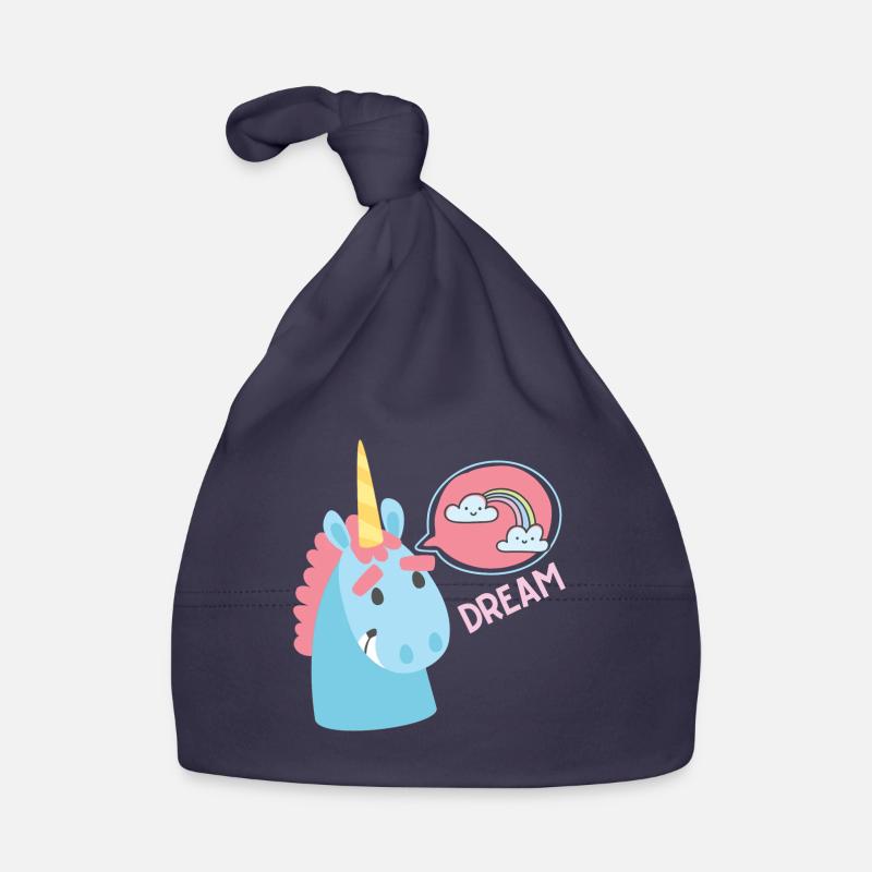 Einhorn Traum Regenbogen Geschenk Lustig Baby Bio-Mütze