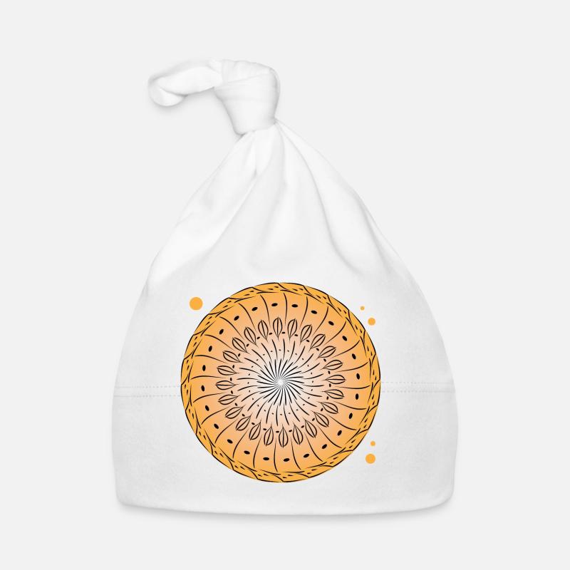Drehende Muster Kreis Baby Bio-Mütze