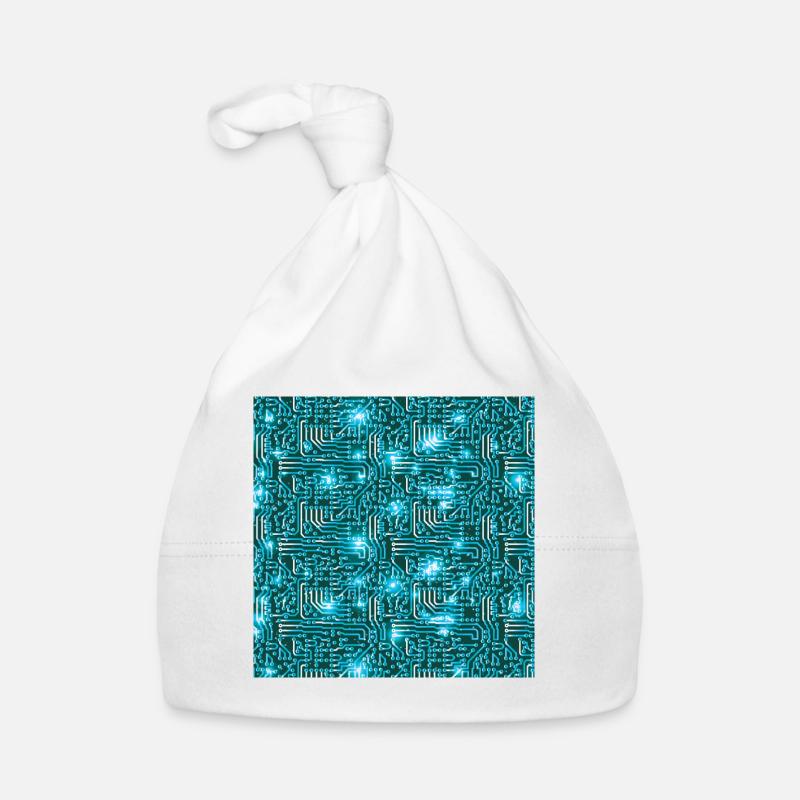 circuit board Organic Baby Cap