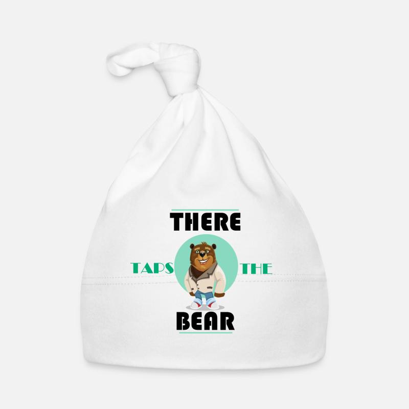 L'ours frissonne Denglish Funny Funny Bonnet bio Bébé