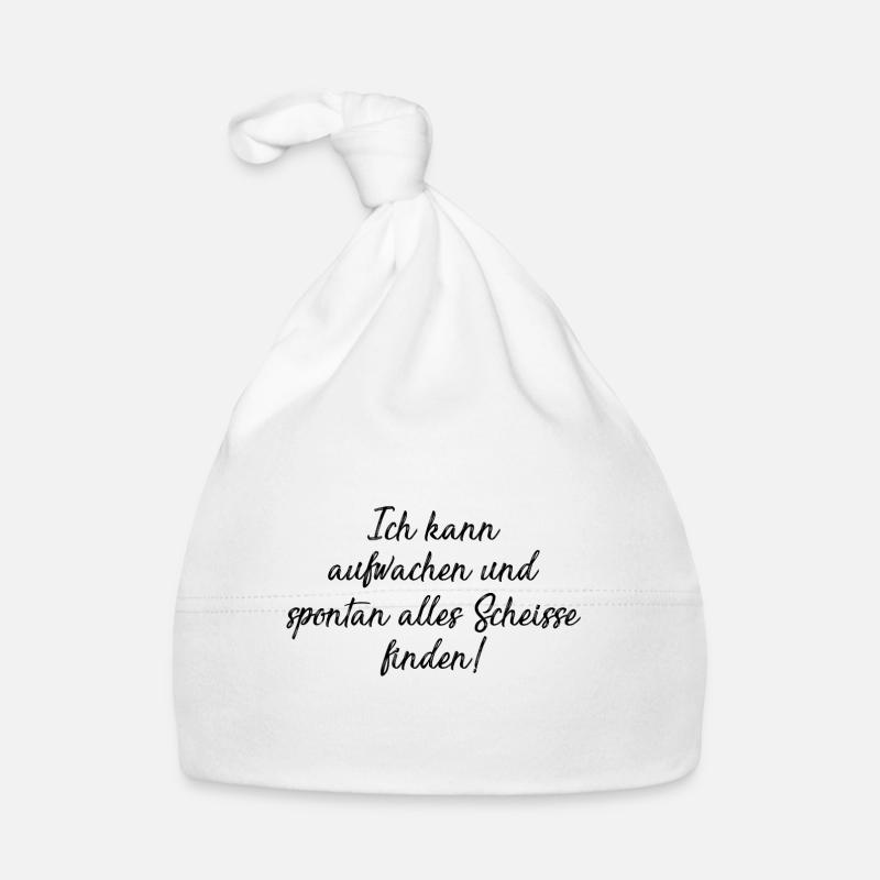 morning grouch Organic Baby Cap