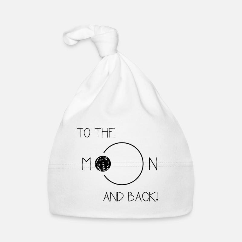 To the moon and back! Geschekidee moon and back Organic Baby Cap