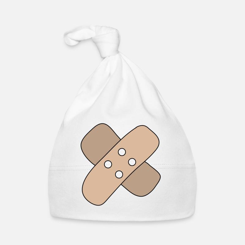 Patch, Wound, Injury, Healing, Gift Idea Organic Baby Cap