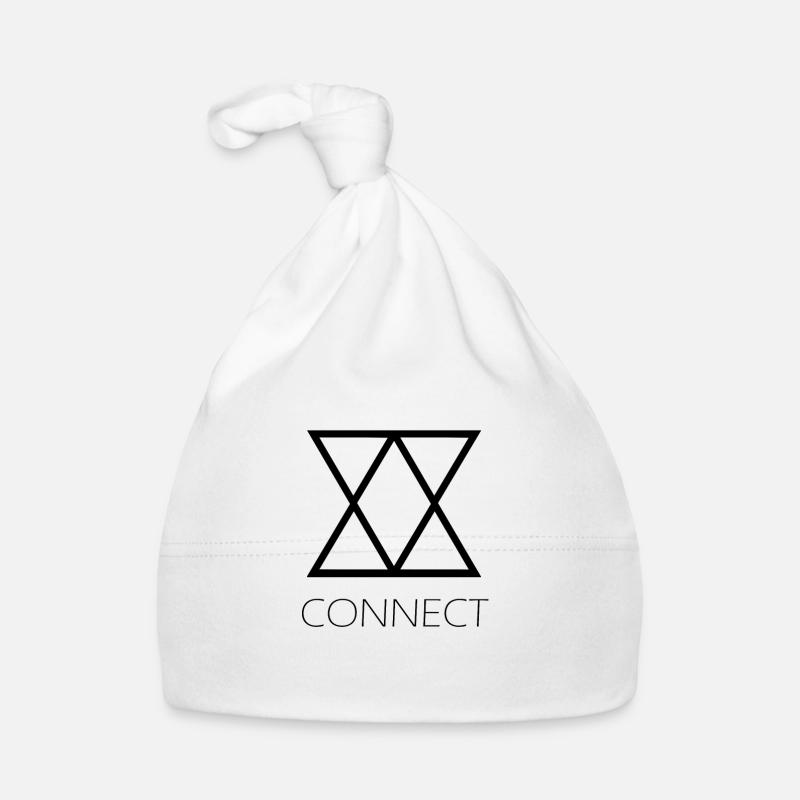 Connect black Organic Baby Cap