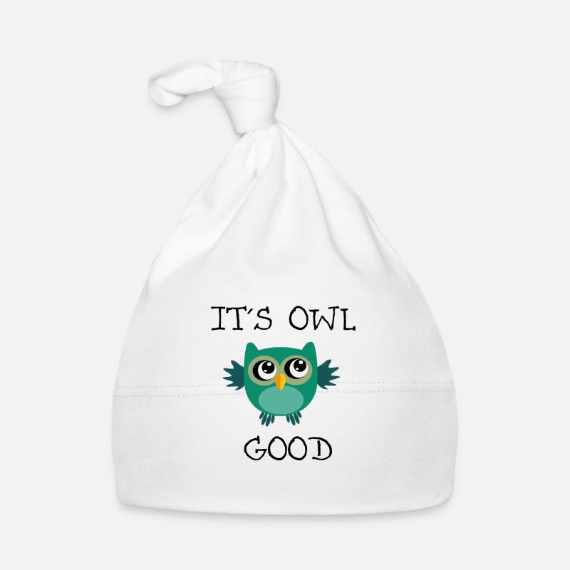 C'est chouette bonne chouette chemise Bonnet bio Bébé