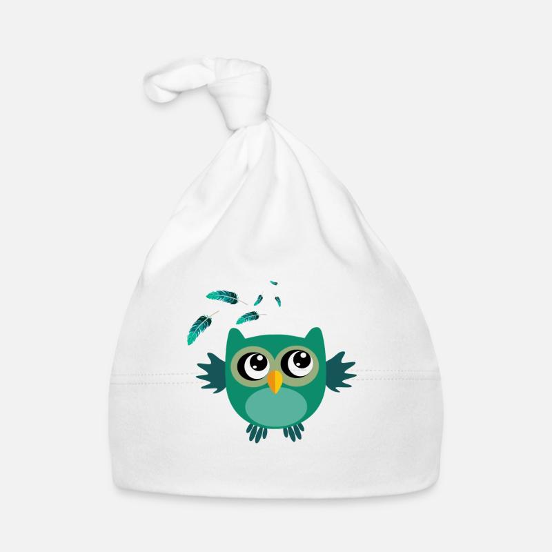 Cute owl Organic Baby Cap